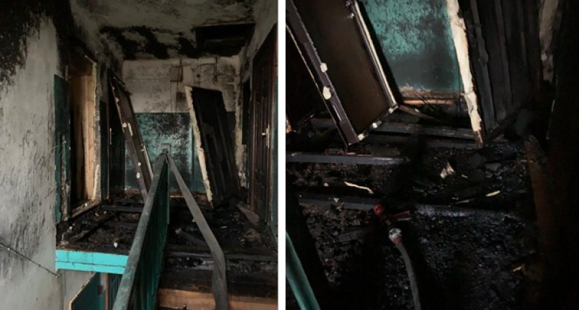 В Собинском районе из-за пожара ночью эвакуировали 7 человек