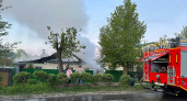 В городе Кольчугино сгорел частный дом на улице Металлургов