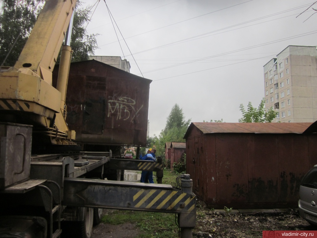 Во Владимире красносельские пруды очистили от незаконных гаражей