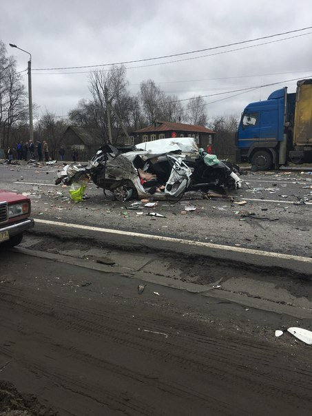 Появилось видео страшной аварии под Пекшей во Владимирской области