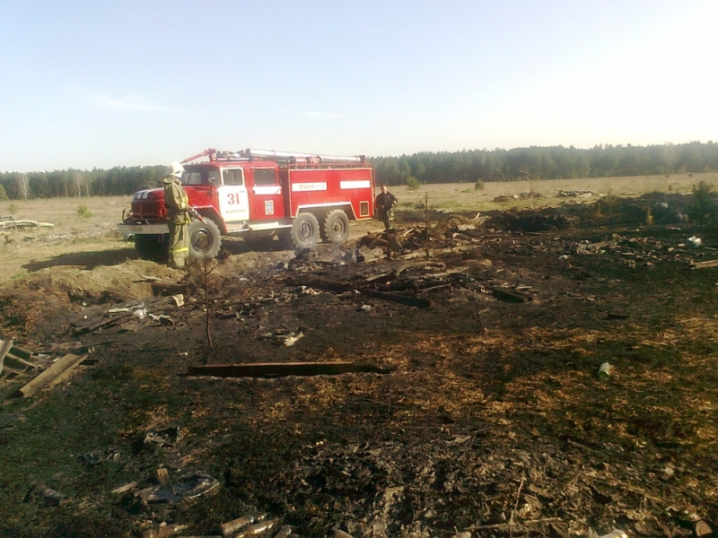 Во Владимирской области из-за поджога травы чуть не сгорела деревня