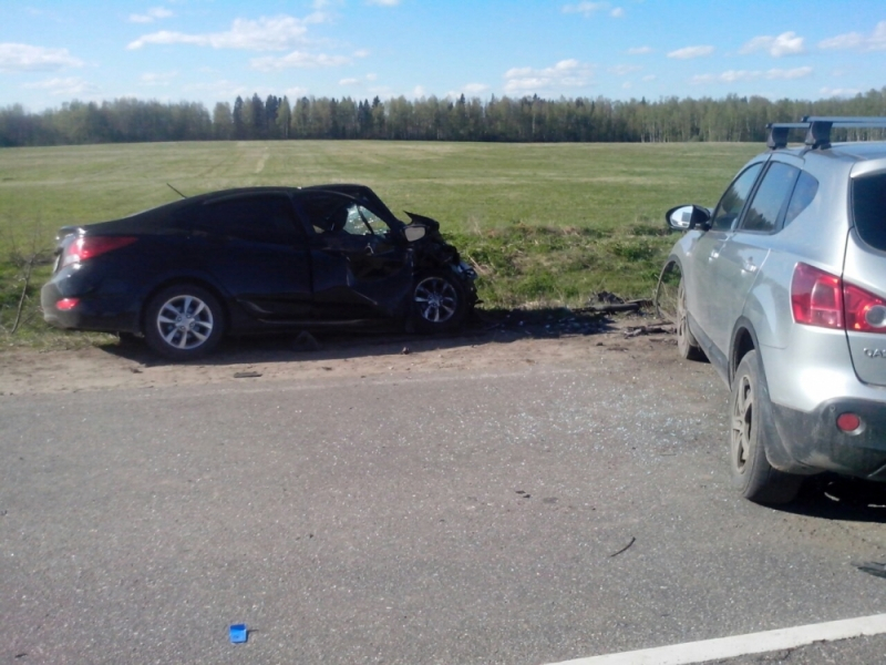 Страшная авария в Киржачском районе: автомобили протаранили друг друга