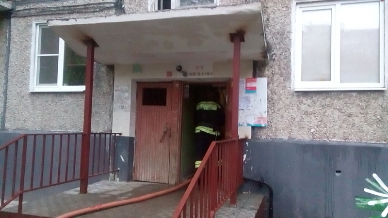 На Егорова произошел пожар в жилом доме