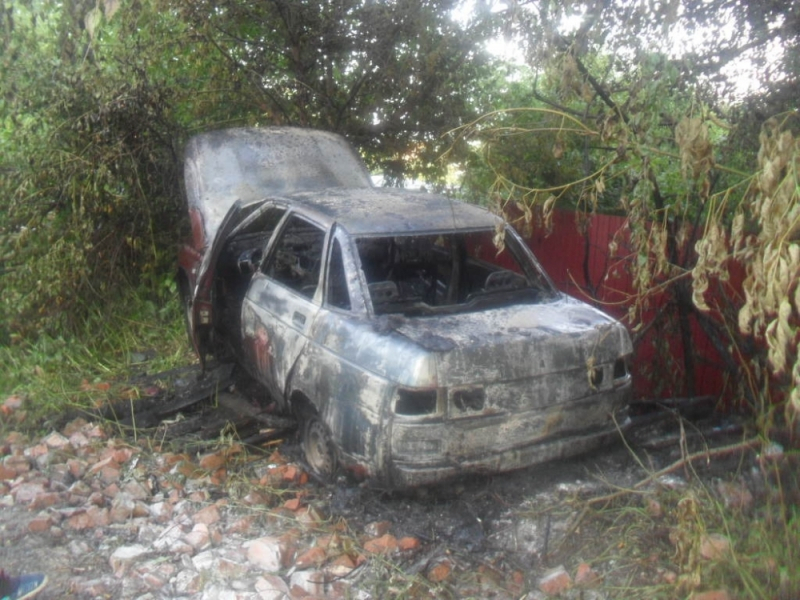 Во Владимире в гаражном кооперативе сгорел автомобиль