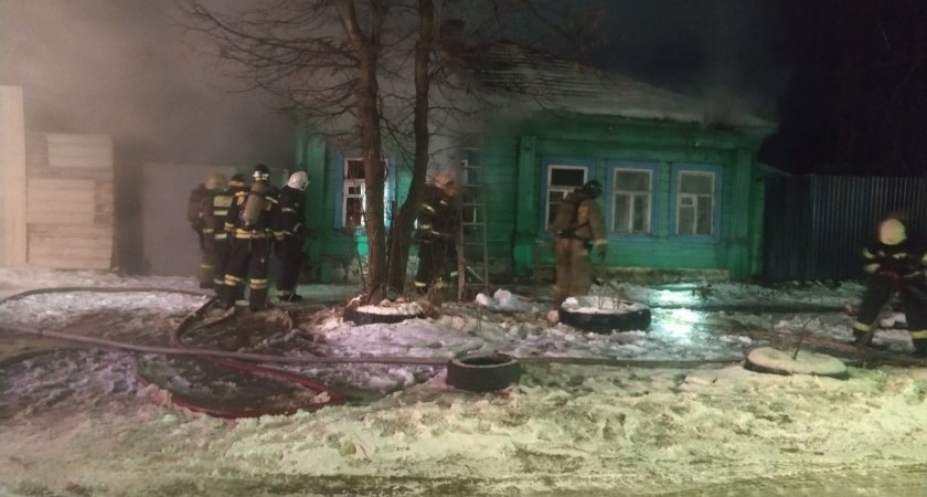 В частном доме в Коврове заживо сгорел мужчина