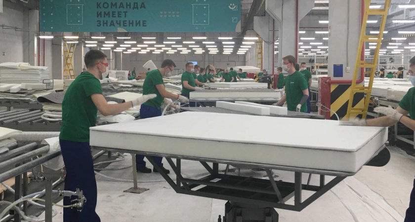 13000 матрасов в день: во Владимире открылось новое производство