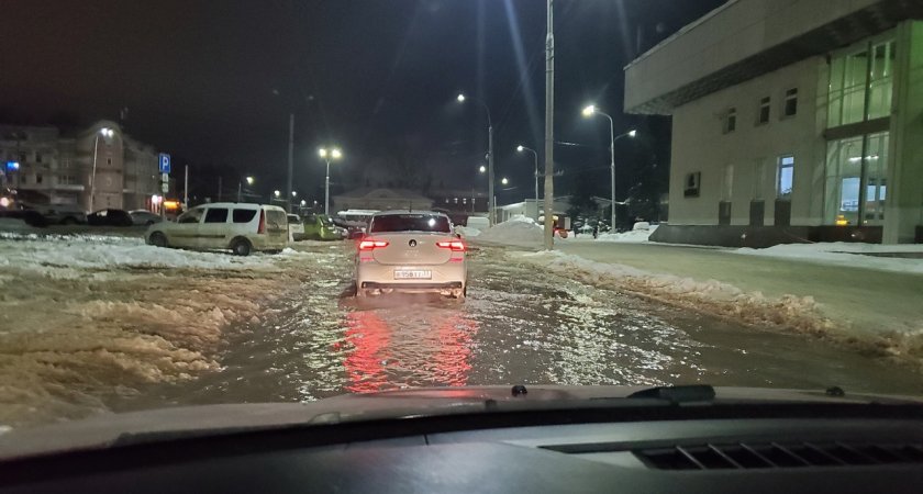 Во Владимире рядом с вокзалом произошёл потоп