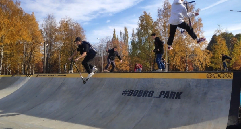 В парке "Добросельский" открылся уникальный скейт-парк за 18 млн