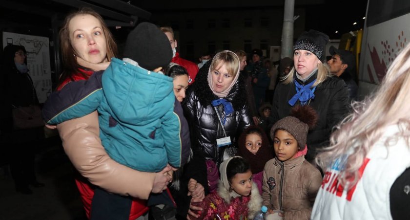 Во Владимир прибыли 363 беженца из Донбасса