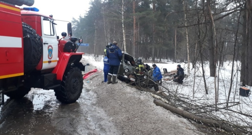 ДТП с пострадавшими: на дороге из Владимира машина улетела в кювет