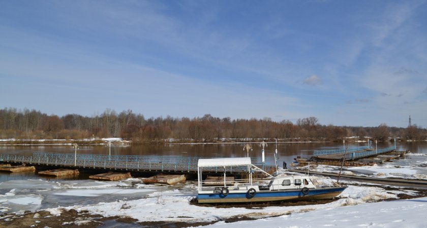 Ледоход на Клязьме в районе Гороховца прошел за один день