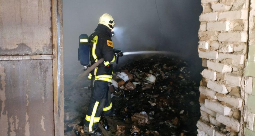 В Судогодском районе сгорел огромный стекольный завод 
