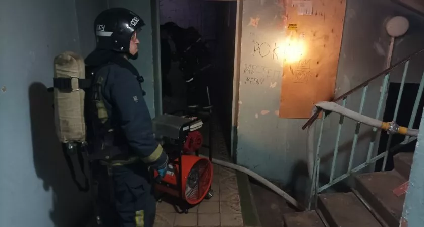 Фото к статье: 25 человек было эвакуировано ночью из жилого дома во Владимире
