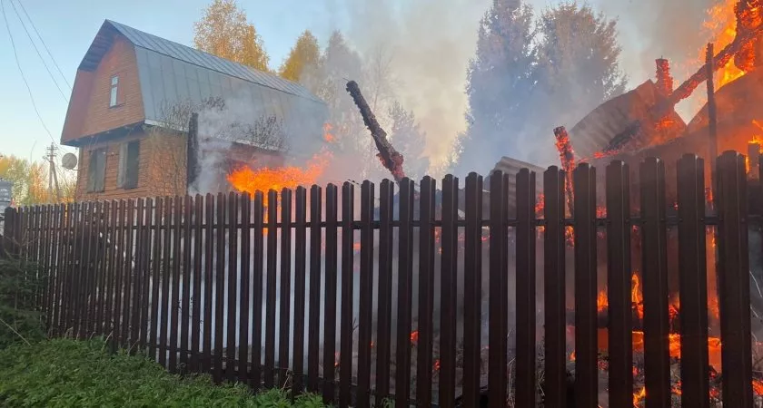 Фото к статье: В Александровском районе погибла женщина при пожаре