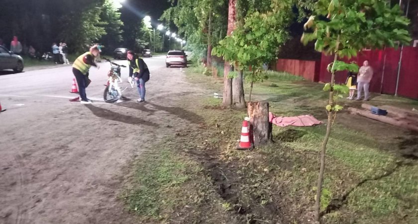 Во Владимирской области насмерть разбился мотоциклист-подросток