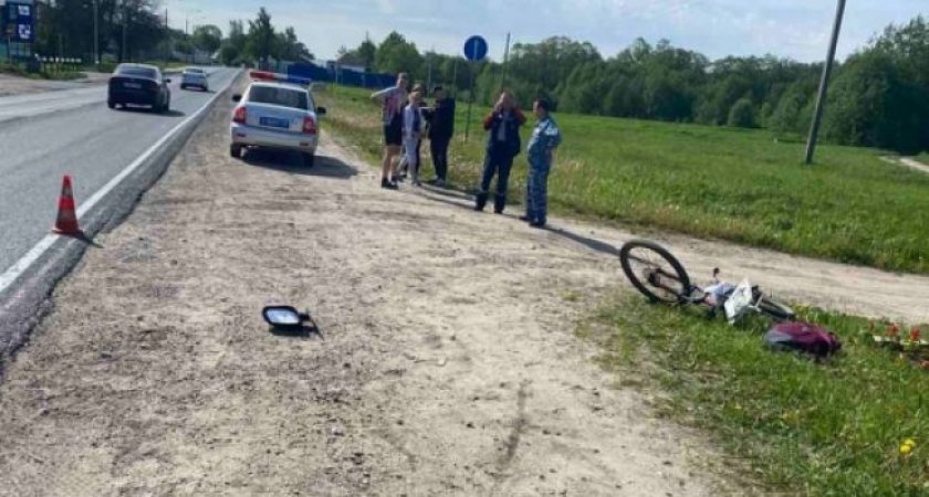 Водитель кроссовера сбил мальчика на велосипеде и уехал с места аварии