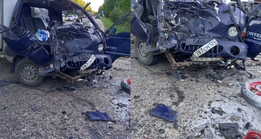 Жуткое зрелище: спасатели деблокировали пострадавших в аварии в Киржачском районе