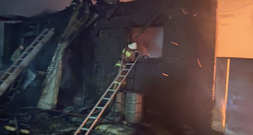 В Вязниковском районе сгорел жилой дом
