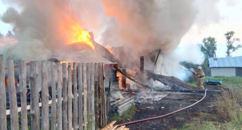 При пожаре в Петушинском районе погиб мужчина