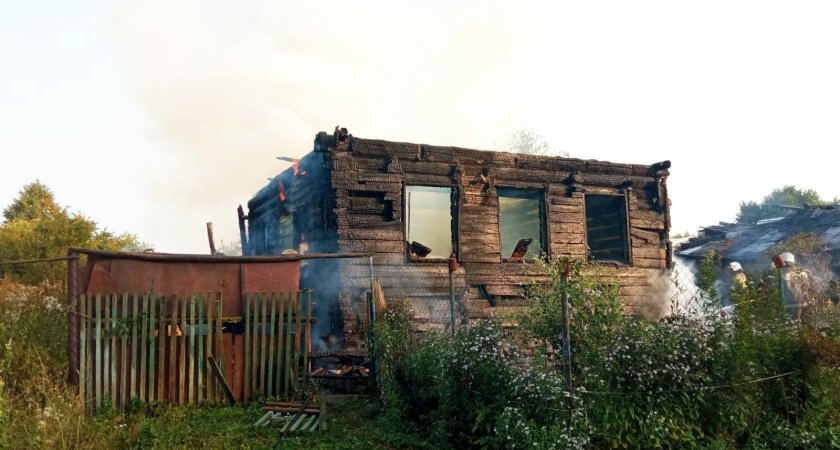 В Собинском районе в пожаре в частном доме погиб мужчина