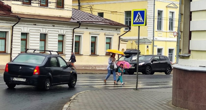 Владимирцам пообещали сильный ливень