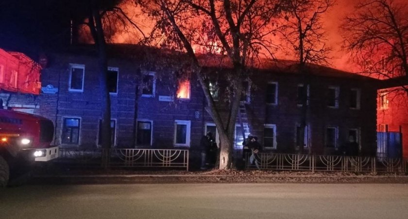 В Коврове сгорел памятник архитектуры начала XX века