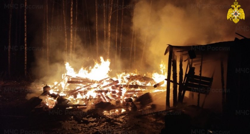 Во Владимирской области на пожаре в хозяйственной постройке погиб мужчина 