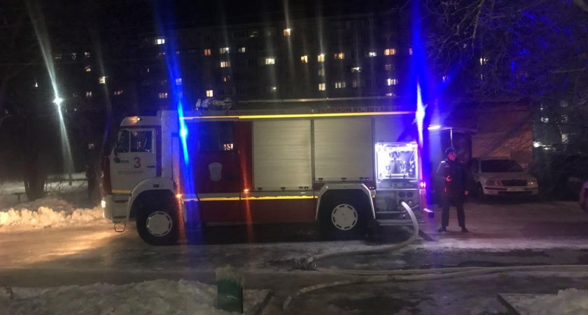 Из-за неосторожного курения во Владимире произошел пожар