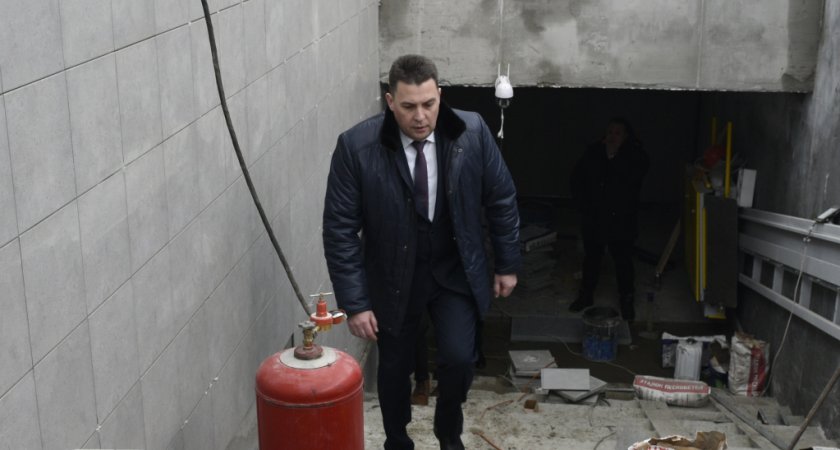 Дмитрий Наумов проверил ремонт подземного перехода в Юрьевце