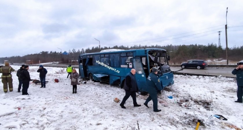 В ДТП с автобусом в Судогодском районе пострадали более 10 человек