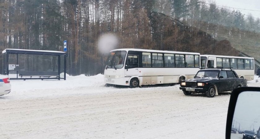 В Ковровском районе столкнулись два рейсовых автобуса