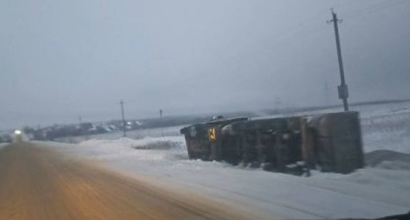 ДТП во Владимирской области: фура улетела в кювет