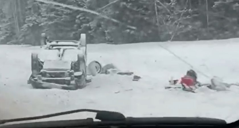 Второе ДТП за сутки под Вязниками: легковушка улетела в кювет