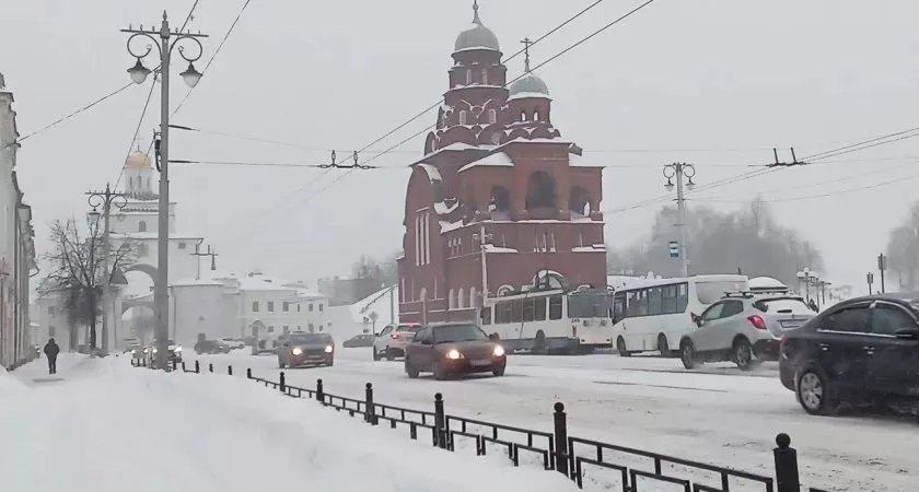 Владимирцам обещают умеренно морозную погоду с небольшими снегопадами