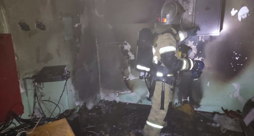 Во Владимире случился пожар в 15-этажном доме