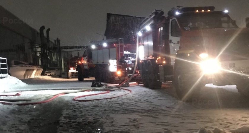 В Коврове произошел крупный пожар на производстве