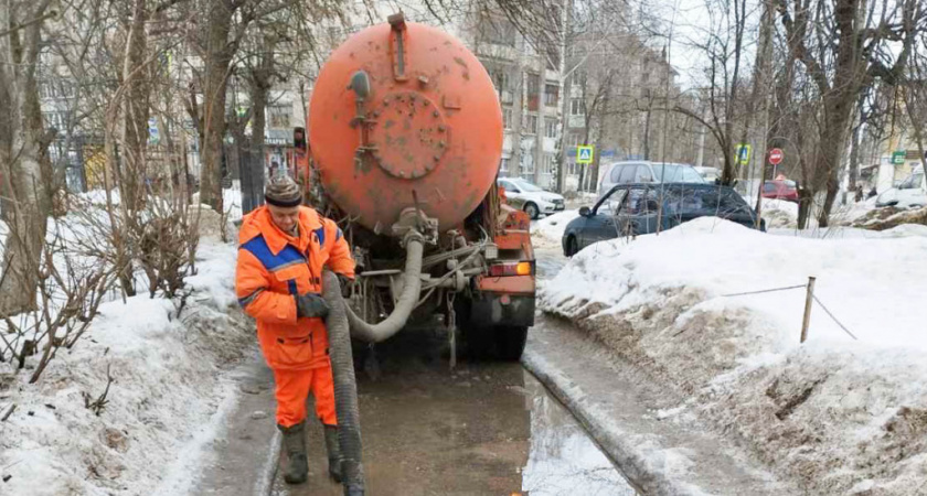 Во Владимире ежедневно откачивают более 60 кубометров воды