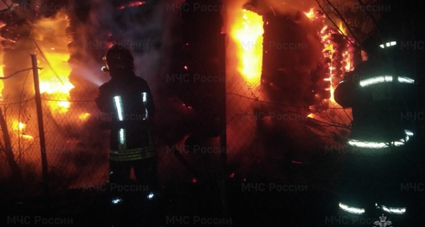 В Суздальском районе пожар уничтожил частный жилой дом