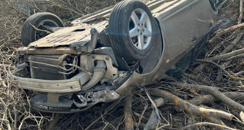 В Суздальском районе автомобилист улетел в кювет