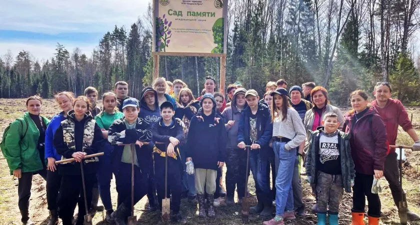 Фото к статье: Во Владимирской области начали сажать «Сад памяти»