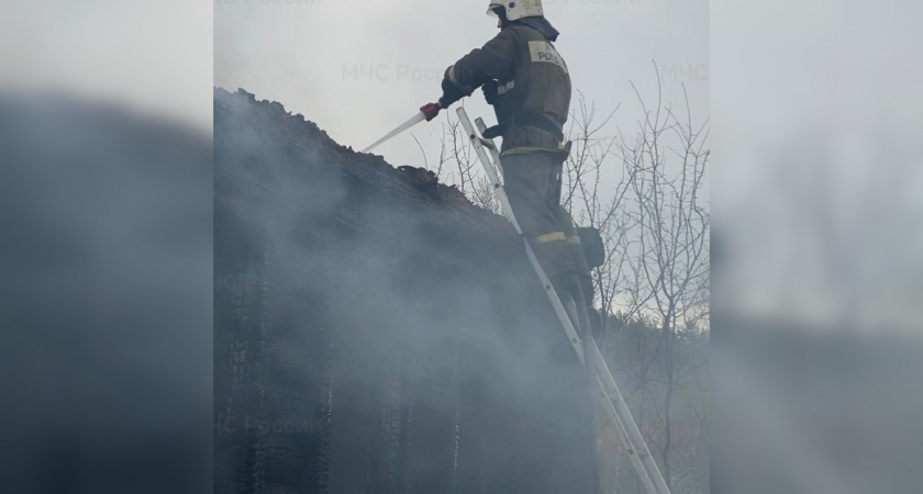 В Ковровском районе при пожаре в частном доме погиб пенсионер