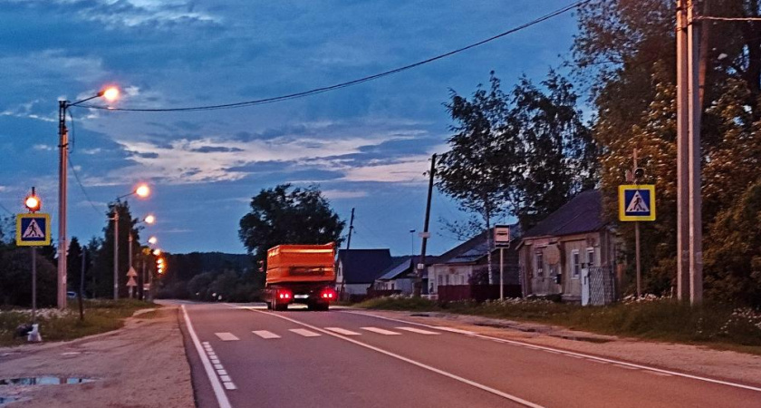 В нескольких селах Владимирской области обустроили дороги
