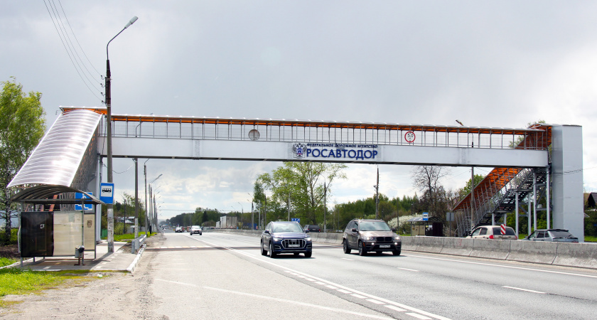 На трассе М-7 во Владимирской области установят три новых надземных перехода