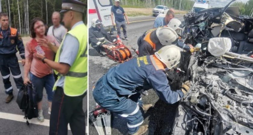 Во Владимирской области в ДТП с легковушкой и фурой пострадали несколько человек