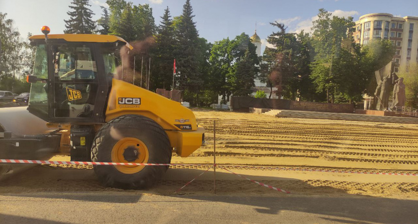 Реновацию Площади Победы во Владимире должны закончить к 1 июля