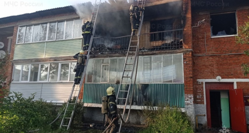 Из горящего дома в Собинском районе эвакуировали 51 человека