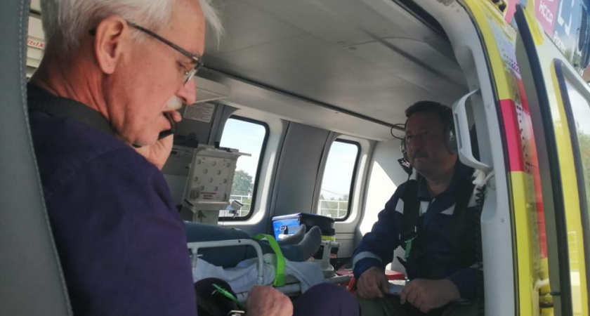 Пациентку из Владимира на вертолете отправили в московскую больницу