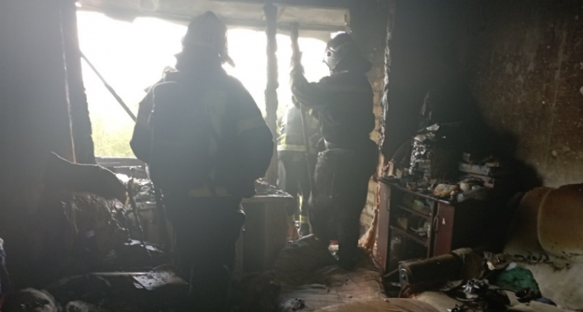 В Муроме при пожаре пострадал мужчина