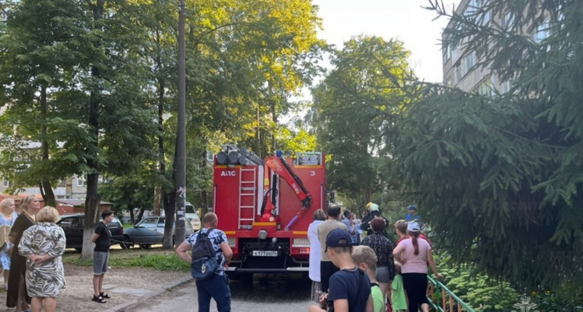 Во Владимире загорелся жилой многоквартирный дом