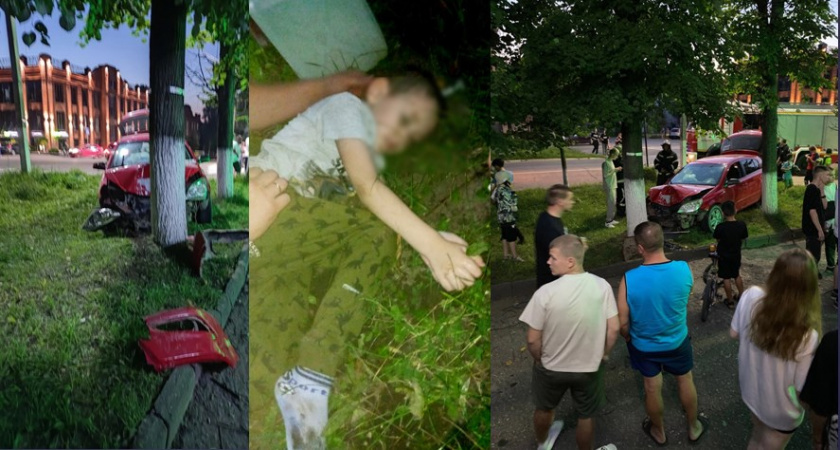 Во Владимирской области молодой водитель сбил ребенка на тротуаре